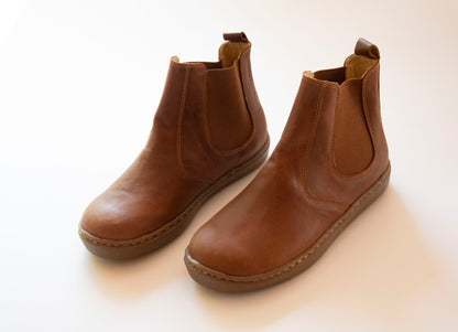 Botín barefoot mujer café rojizo | Ketro